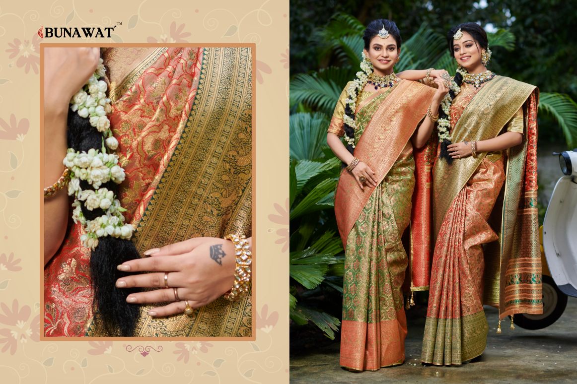 Bunawat Kanaklata Silk Wedding Sarees Catalog
